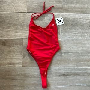 Boutine NWT, rose red, size small